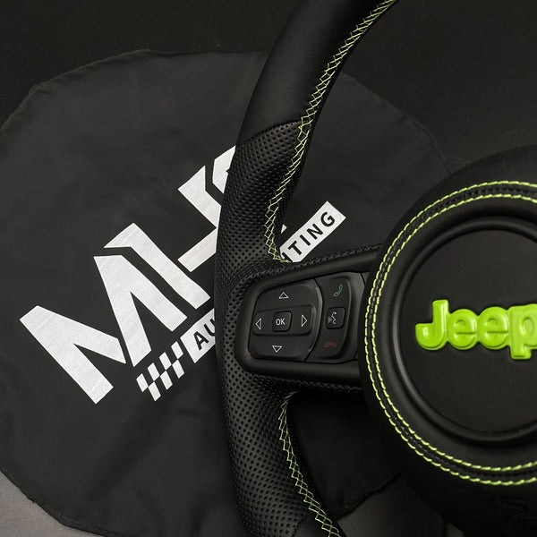 2018+ JT / JL “Mojito Green” Jeep Wrangler Steering Wheel