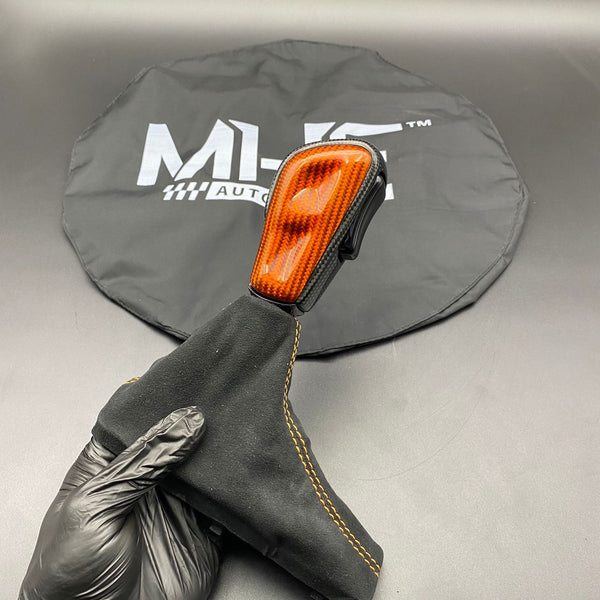 2016-2021 Jeep SRT / TrackHawk Orange Accent Custom Carbon Shifter