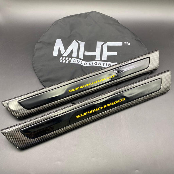 2018-2022 Jeep Trackhawk / Durango Hellcat “Supercharged” Carbon Door Sills