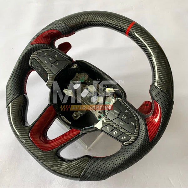 2014- 2021 Carbon Jeep / Dodge SRT Steering Wheel