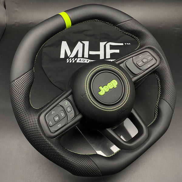 2018+ JT / JL “Mojito Green” Jeep Wrangler Steering Wheel