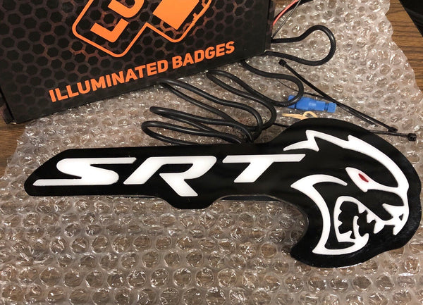Jeep Track Hawk / Hellcat illuminated Badge