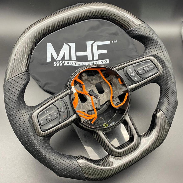 2018+ JT / JL “Black Carbon” Jeep Wrangler Steering Wheel