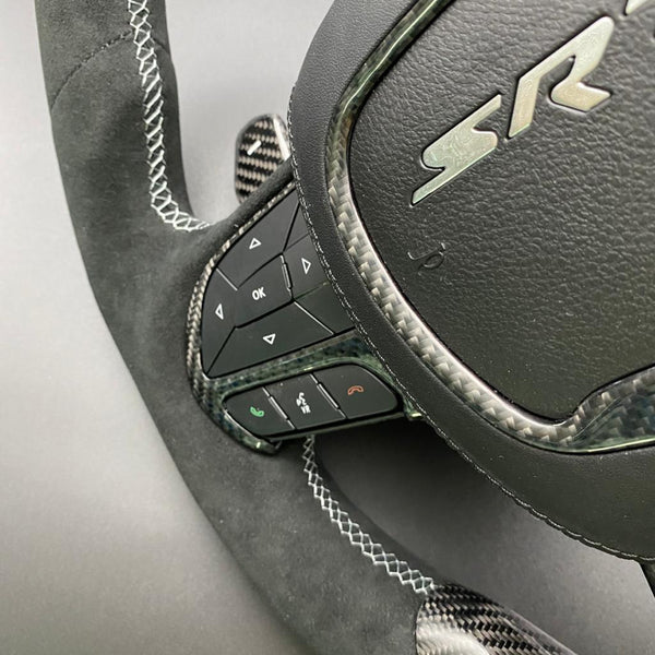 2018-2021 Carbon Alcantara “Demon Style” TrackHawk Steering Wheel