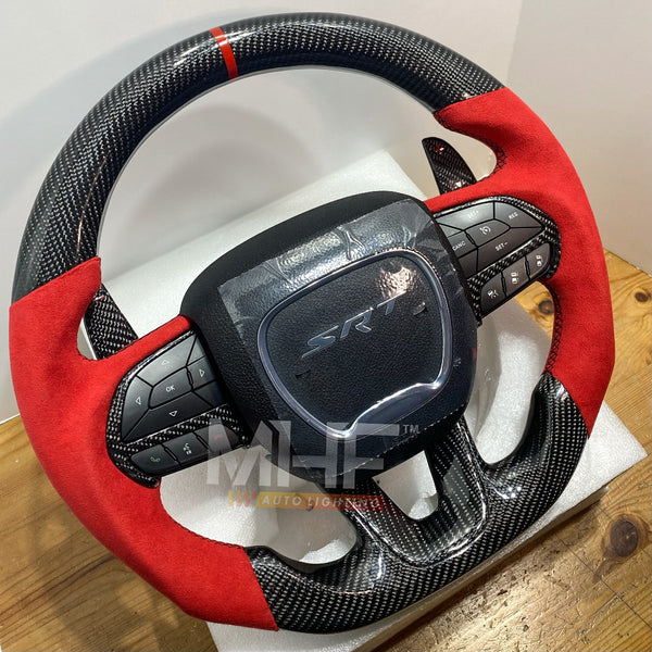 2014- 2020 Carbon Jeep / Dodge SRT Steering Wheel