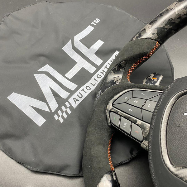 2014-2021 Jeep/ Dodge Forged Carbon Theme Steering Wheel