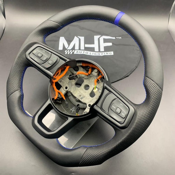 2018-2022 JT / JL “Perforated Leather /  Blue” Jeep Wrangler Steering Wheel